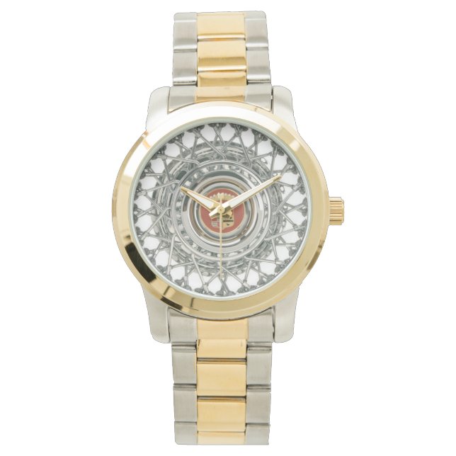Lowrider Cadillac Wire Wheels Watch (Front)