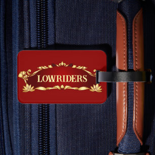 LowRider Car Floor Mat Luggage Tag