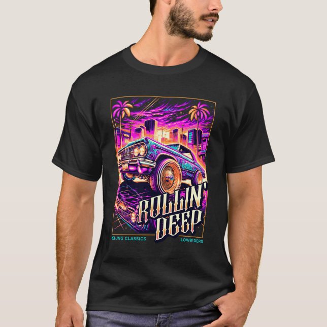 Lowrider Lover Shirt Car Lover Tee Car Fans Tee (Front)