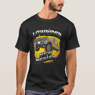 Lowrider New Mexico. New Mexico Flag, Chicano Chol T-Shirt