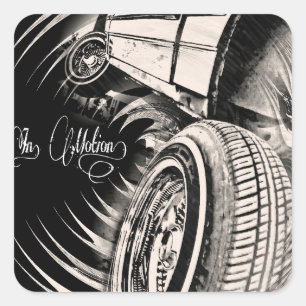 LOWRIDER SQUARE STICKER