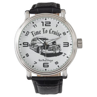 Lowrider Time To Cruise Low Rider Car Silhouette Watch