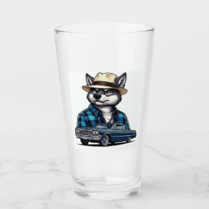 Lowrider Wolf Glass