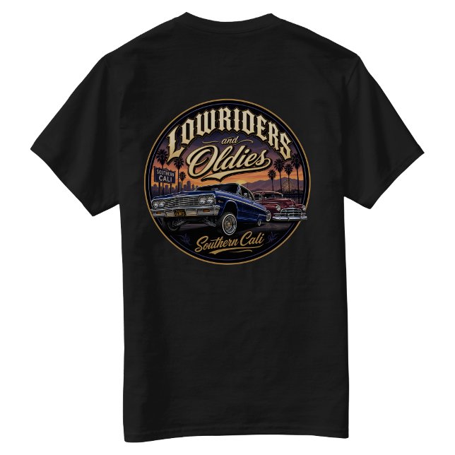 Lowriders and oldies Back hit T-Shirt (Lowriders and oldies T-Shirt)