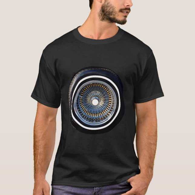 Lowriders Wire Wheel Rim T-Shirt (Front)