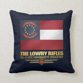 Lowry Rifles Throw Pillow