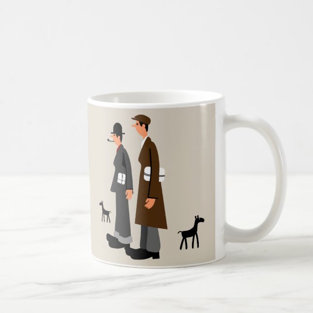 Lowry-style figures coffee mug (Right)