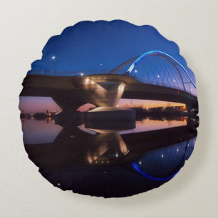 Lowry Sunset Round Pillow