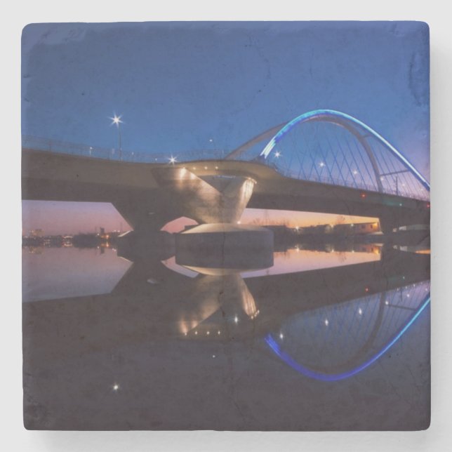 Lowry Sunset Stone Coaster (Front)