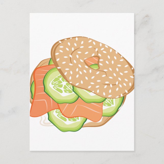 Lox & Bagel Postcard (Front)