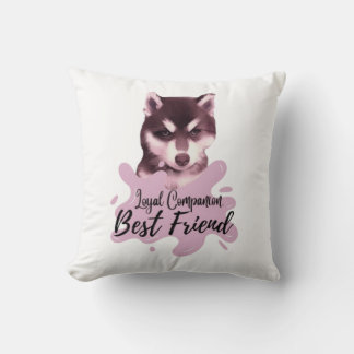 Loyal compagnon, meilleur ami Coussin