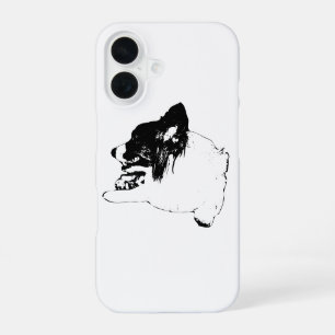 : Loyal Corgi Guardian in Ink iPhone 16 Case