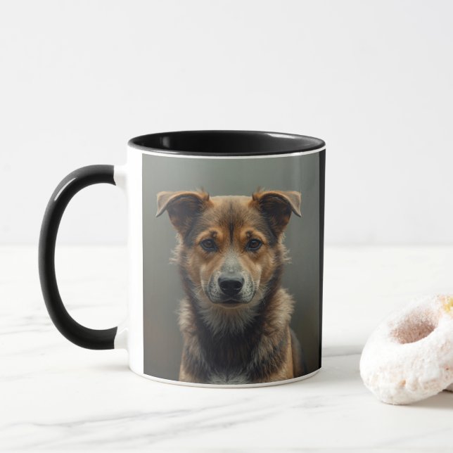 Loyal Dog Coffee Mug – Heartwarming Pet Lover Gift (With Donut)