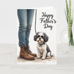 Loyal Dog Dad Happy Day Card