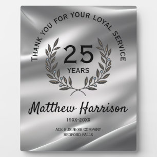 Loyal Long Service Appreciation Award. Personalize Plaque