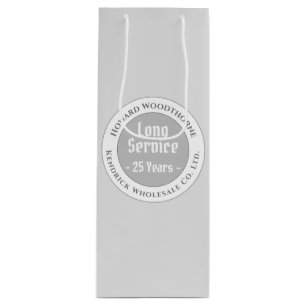 Loyal & Long Service Appreciation Wine Gift Bag