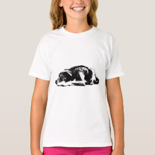 Loyal Pitbull Mix Resting Pose Graphic Tee
