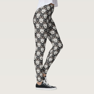 Loyal Siberian Husky Arctic Sled Dog Pet Puppy Leggings