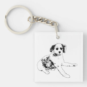 Loyal Tag, Calm Stance Keychain