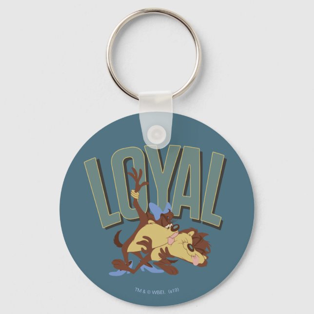 Loyal Tasmanian She-Devil & TAZ™ Keychain (Front)