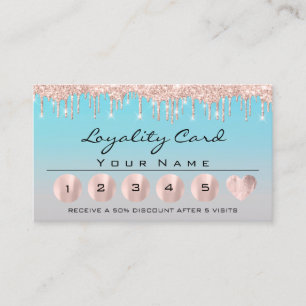 Loyaliy 6 Professional Aesthetician Rose Heart Las Business Card