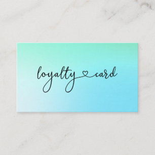Loyalty 10 Nails Lashes Beauty Business Card