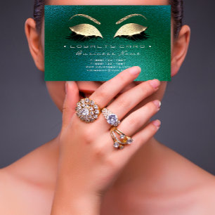 Loyalty Card 6 Beauty Salon Lashes Tropicall Cali