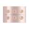 Loyalty Card 6 Punch Makeup Artist Heart Rose Drip