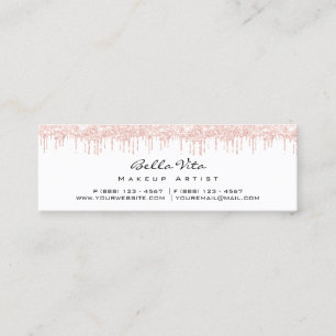 Loyalty Card 6 Punch Makeup Beauty Heart Rose Lux