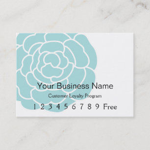 Loyalty Card :: Big Blue Flower