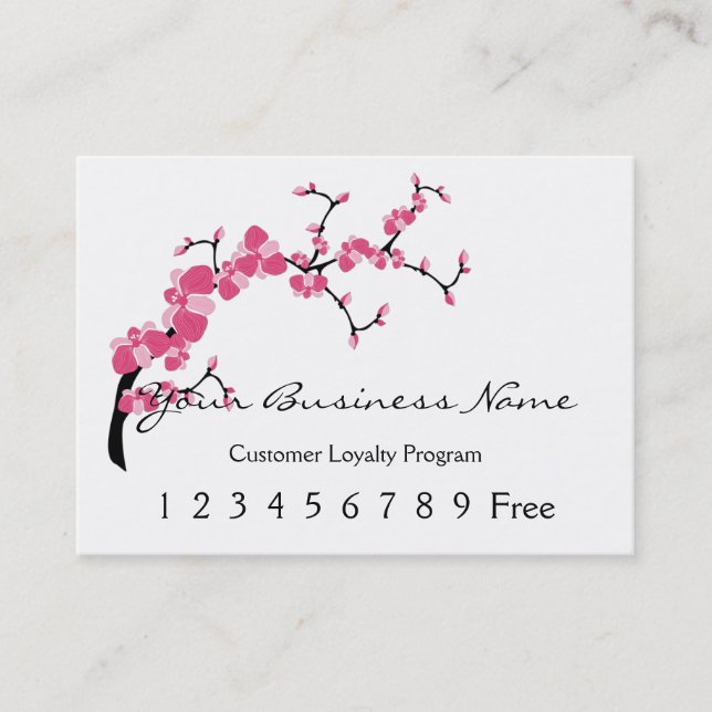 Loyalty Card :: Cherry Blossom Tree Branch (Front)