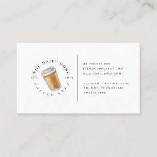 Loyalty card for coffee shop Business Card