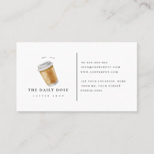 Loyalty card for coffee shop Business Card