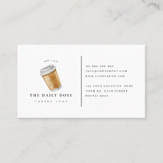 Loyalty card for coffee shop Business Card