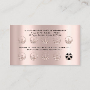 Loyalty Card Nutrition Health Herbs Rose 10 Punch