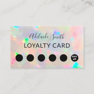 loyalty card opal gemstone 