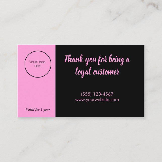 Loyalty Card Strategy for Customer Retention (Back)