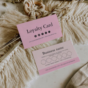 Loyalty Card Template, Customer Loyalty Card,