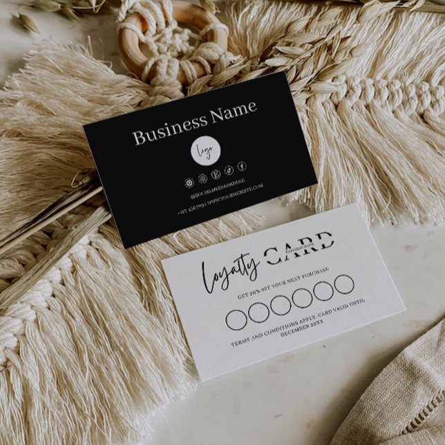 Loyalty Card Template,Modern Customer Loyalty Card (Loyalty Card Template,Modern Customer Loyalty Card)