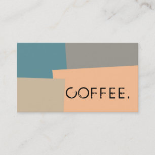 Loyalty Coffee Punch Modern Retro Colour #11 Card
