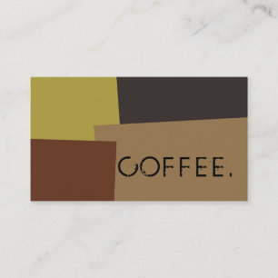 Loyalty Coffee Punch Modern Retro Colour #16 Card