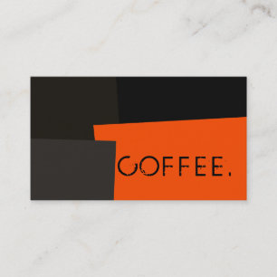 Loyalty Coffee Punch Modern Retro Colour #3 Card