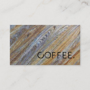 Loyalty Coffee Punch Wood Look #14 Card