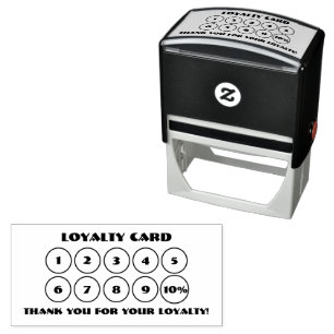 Loyalty Discount 10pc Self-inking Stamp