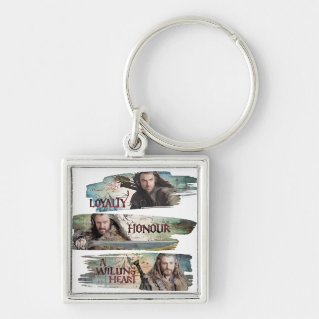 Loyalty, Honour, A Willing Heart Keychain (Front)