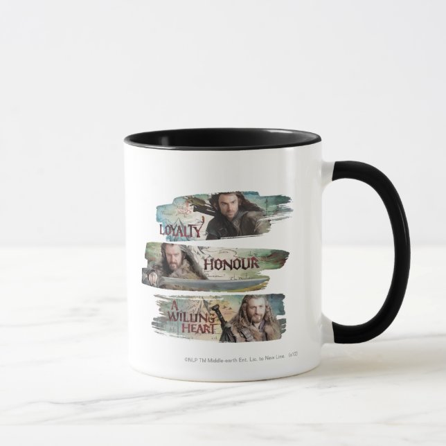Loyalty, Honour, A Willing Heart Mug (Right)