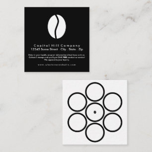 loyalty program coffee square card