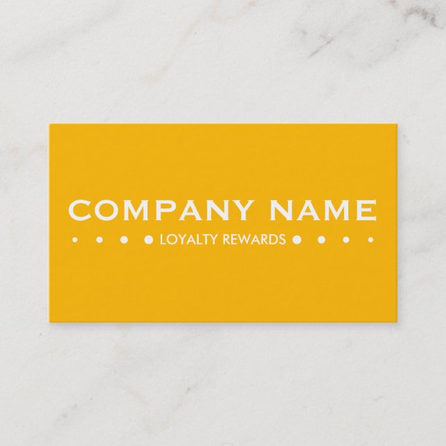 LOYALTY program pyramid card (colour customizable) (Front)