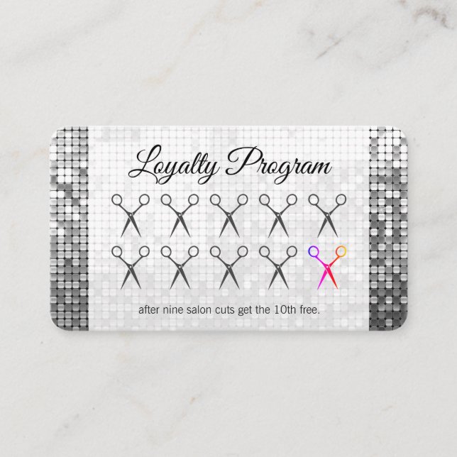 Loyalty Program / Sequin / Stylist Card (Front)