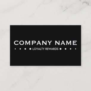 LOYALTY pyramid punch card (colour customizable)